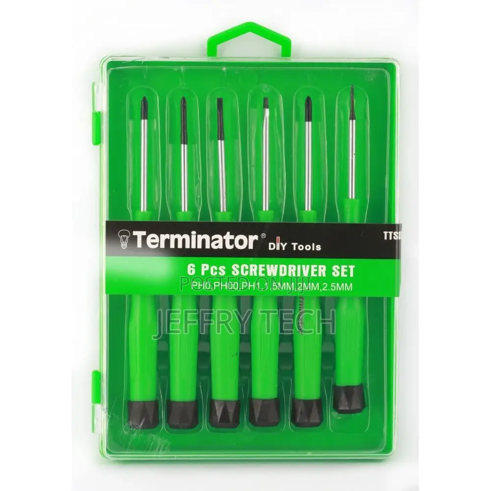 Ea Lp Terminator Screw Driver Set in Plastic Case
