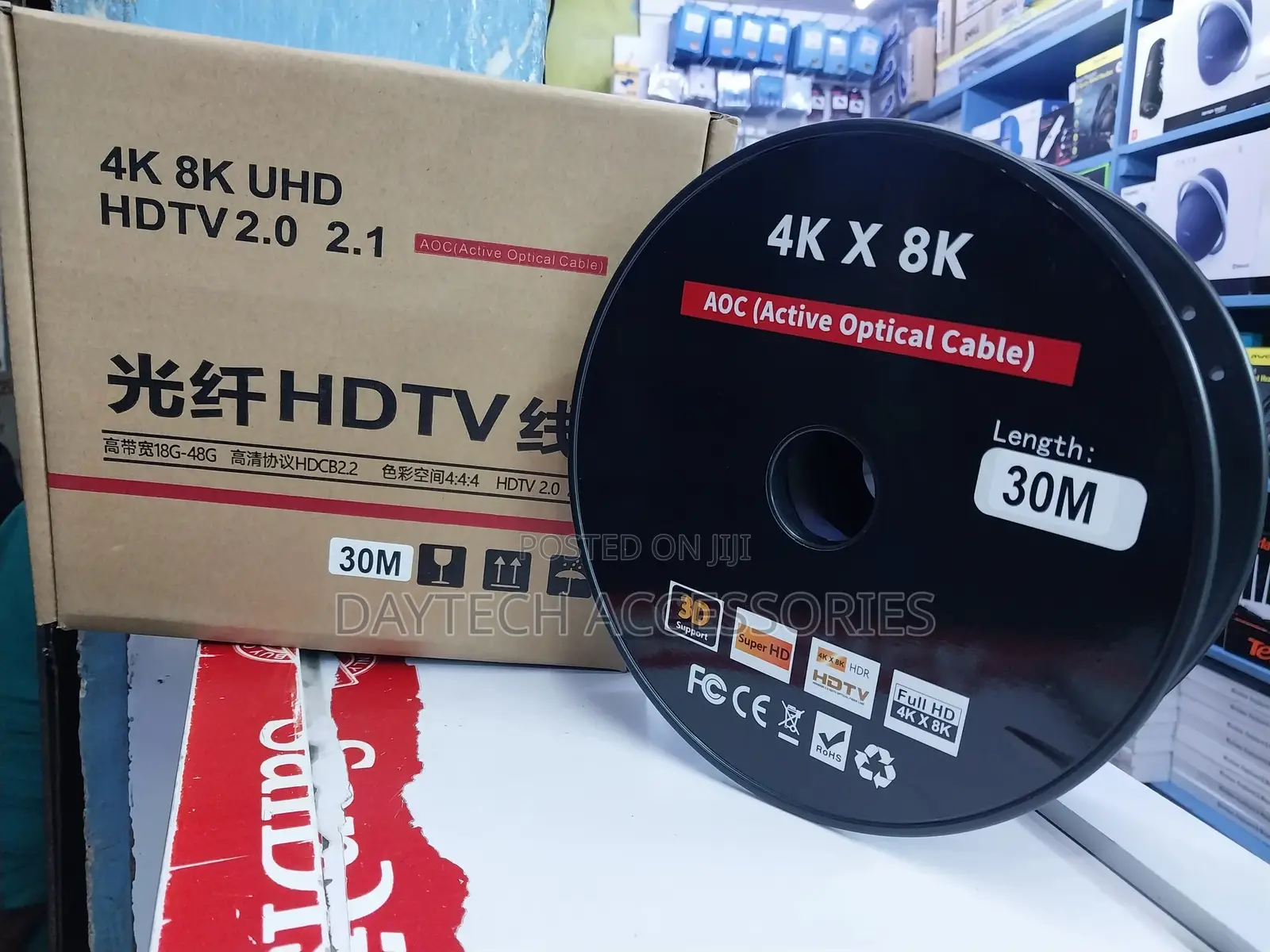 30m Active Optical (Aoc) High Speed Hdmi Cable With Ethernet