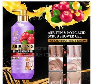 Arbutin and Kojic Scrub Shower Gel