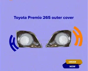 Foglamp Covers Toyota Premio 2010/265 Outer Silver