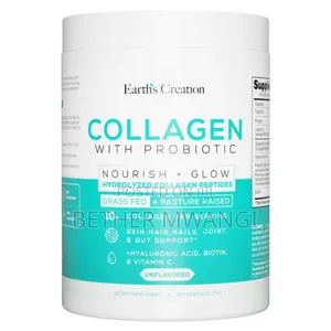 Earth's Creation Hydrolyzed Collagen Peptides + Probiotics