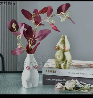 Resin Art Body Vase Statue-Alp