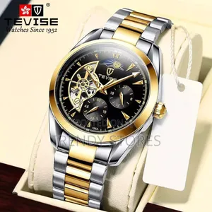 Rose Gold Tevise Automatic Gents Watch