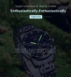 Black Tevise Automatic Gents Watch