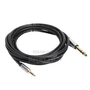 3.5mm Male to 6.35mm Male Jack Connector Audio Cable 1.5m