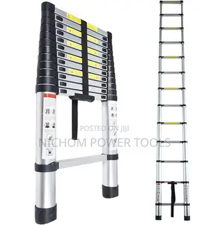 4.1m Telescopic Aluminium Folding Step Ladder