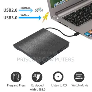 External CD/D Laptop Desktop PC Macbook Windows Linux