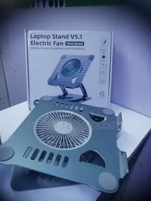 V5. 1 360° Rotating Laptop Stand With Cooling Pads and RGB