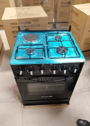 Volsmart 60*60 3+1 Jet Valve Standing Cooker. Electric Oven.