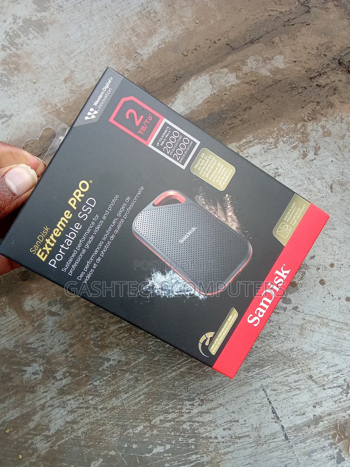 ^Sandisk E81 Extreme Pro Portable External SSD V2 2tb -SDSSD