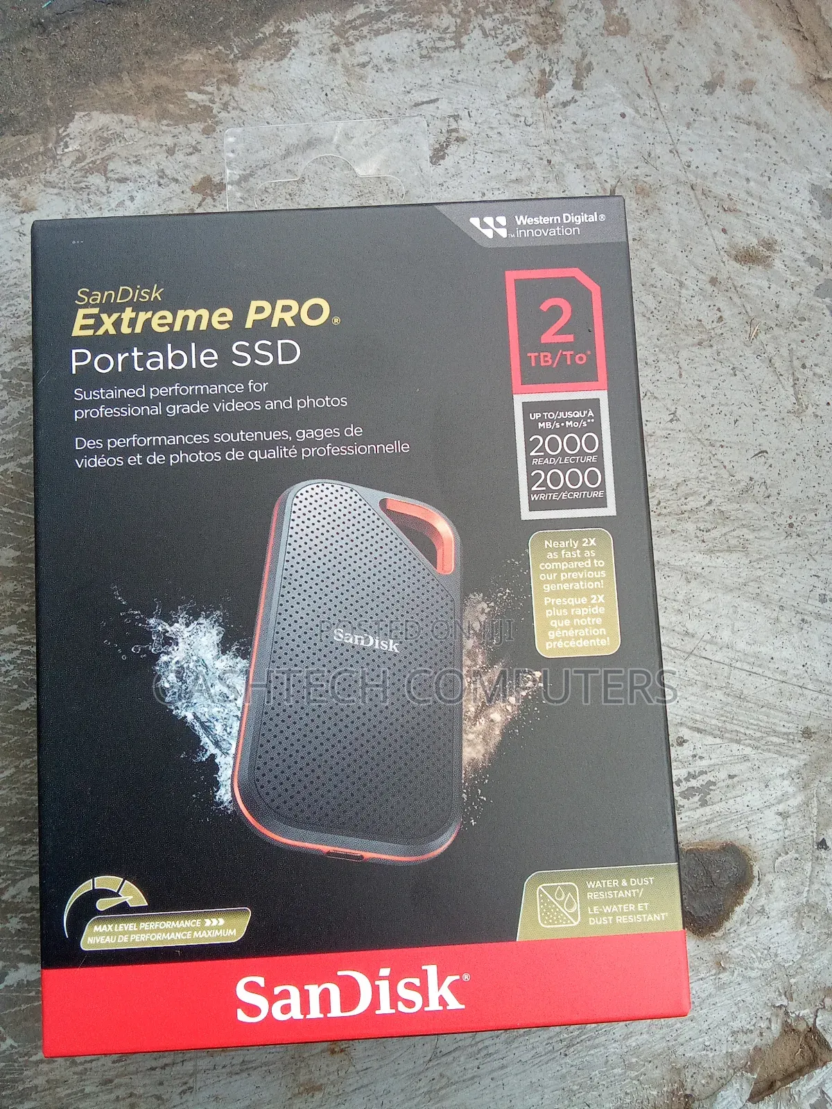 Sandisk E81 Extreme Pro Portable External Ssdv2 2tb [2000]