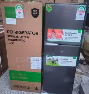 Syinix Fridge 138 Litres Double Door Refrigerator