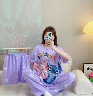 3 in 1 Stitch Ladies Pyjamas