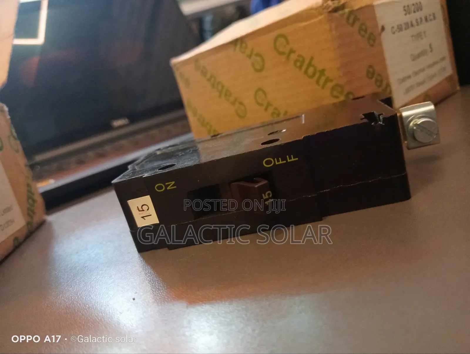 Crabtree C50 15 Amp SP MCB