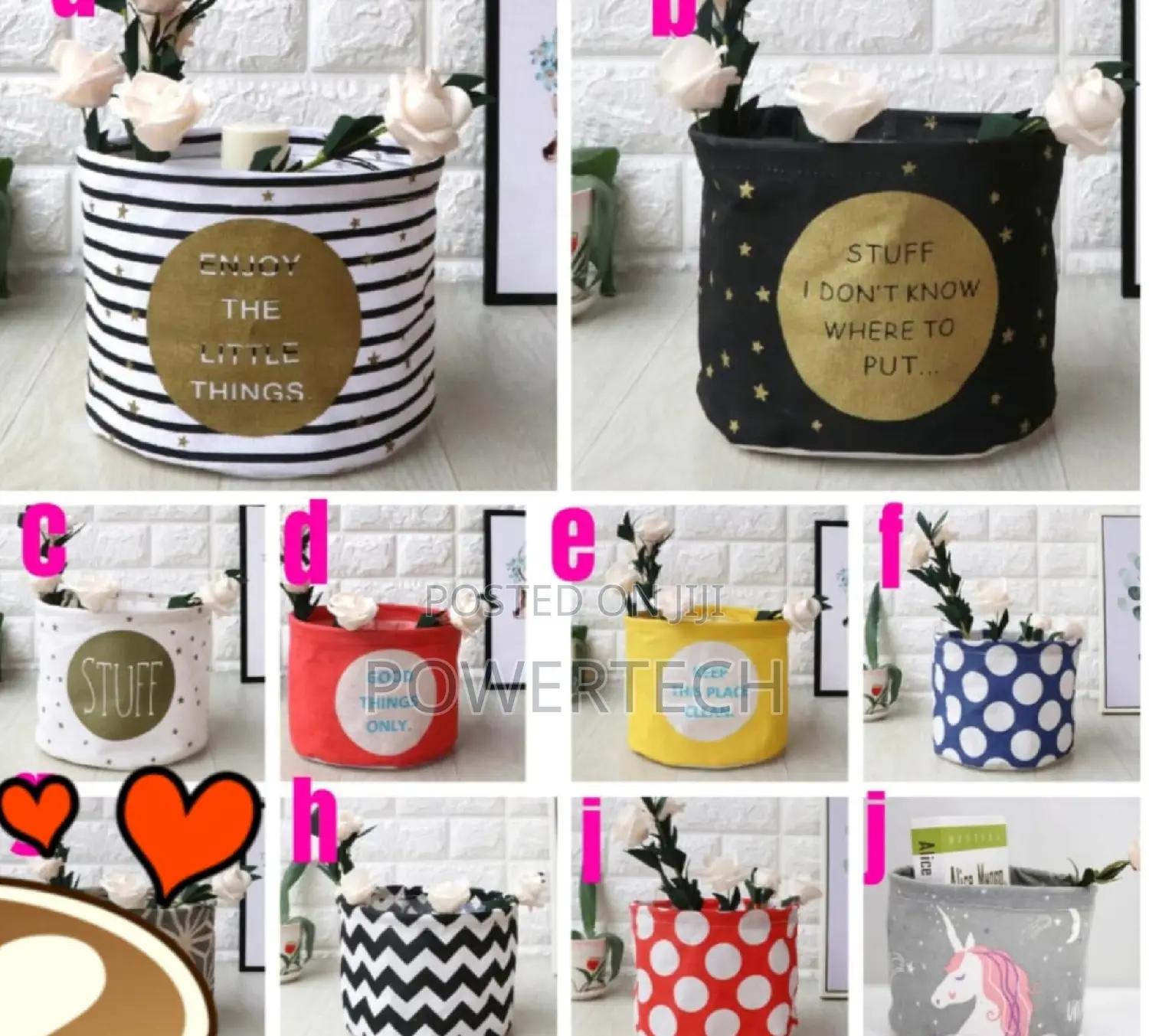 Round Organizing Baskets