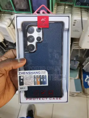 Magnificent Blue Samsung Galaxy S24 Soft Leather Case