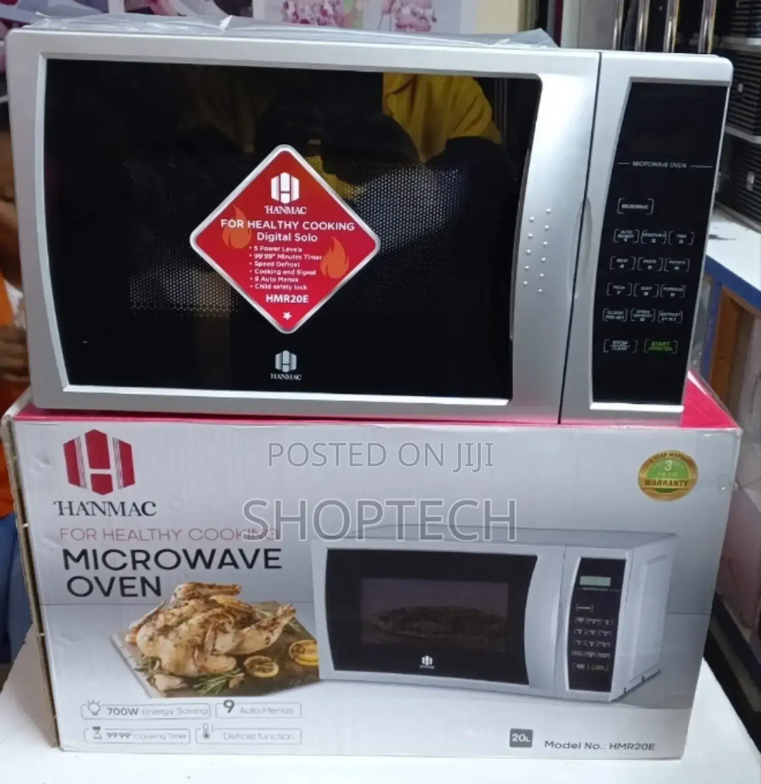 Hanmac Microwave With Grill Digital