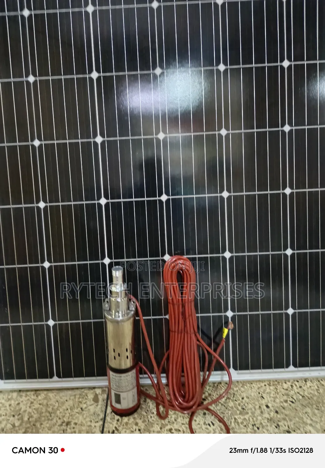 Solar Submersible Pump and Solar Panel