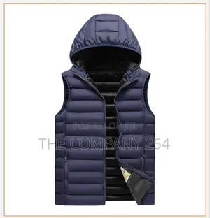 Half Puff Warm Sleeve Less Jackets Plain Branding Printing