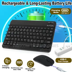Ultra-slim Bluetooth Wireless Keyboard And Mouse Combo