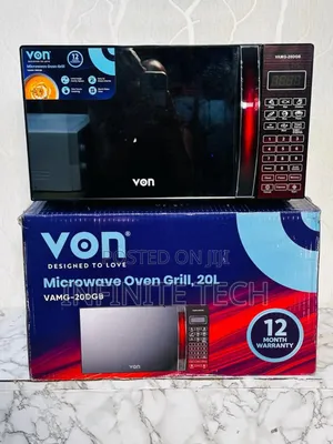 VON VAMG-20DGB Microwave Oven Grill , 20L