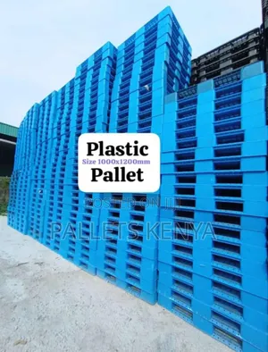 Plastic Pallets for Sale-Blue Plastic Pallets in 1200x1000x150mm Size