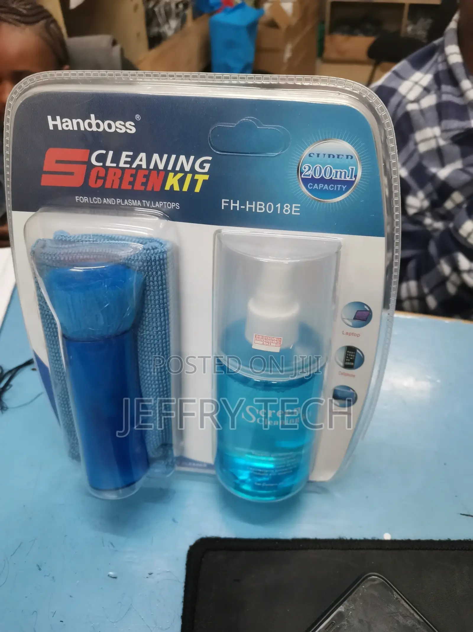 Handboss FH-HB018E Screen Cleaning Kit - Blue