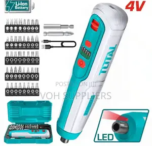Quality Total TSDLI0403 Lithium-Ion Cordless Screwdriver 4v