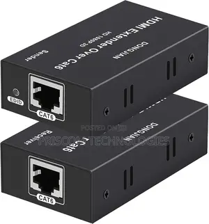 HDMI Extender Over Single Cat5/Cat6 Ethernet Cable Up to 60M