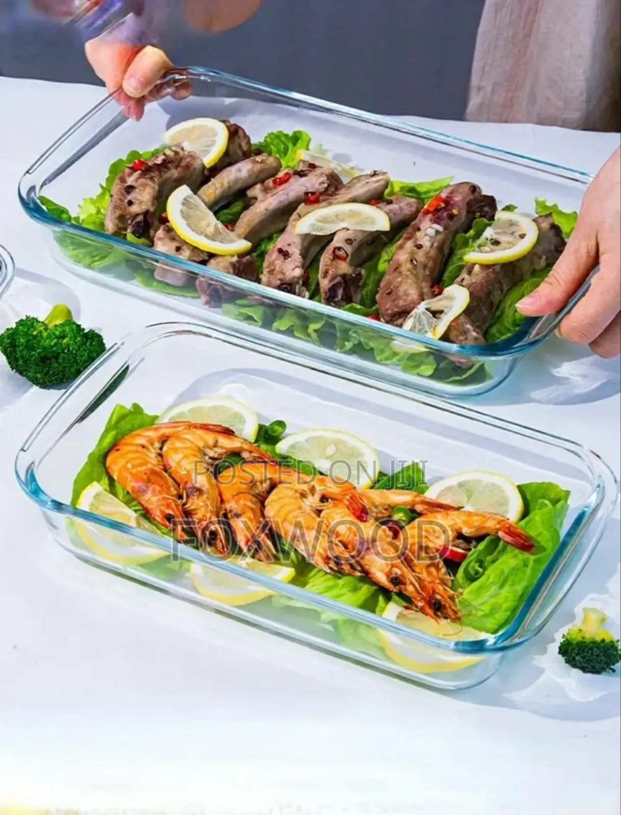 3pcs BAKING MICROWAVEABLE Glass