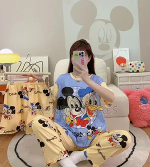 Cartoon 3 In 1 Ladies Pjamas