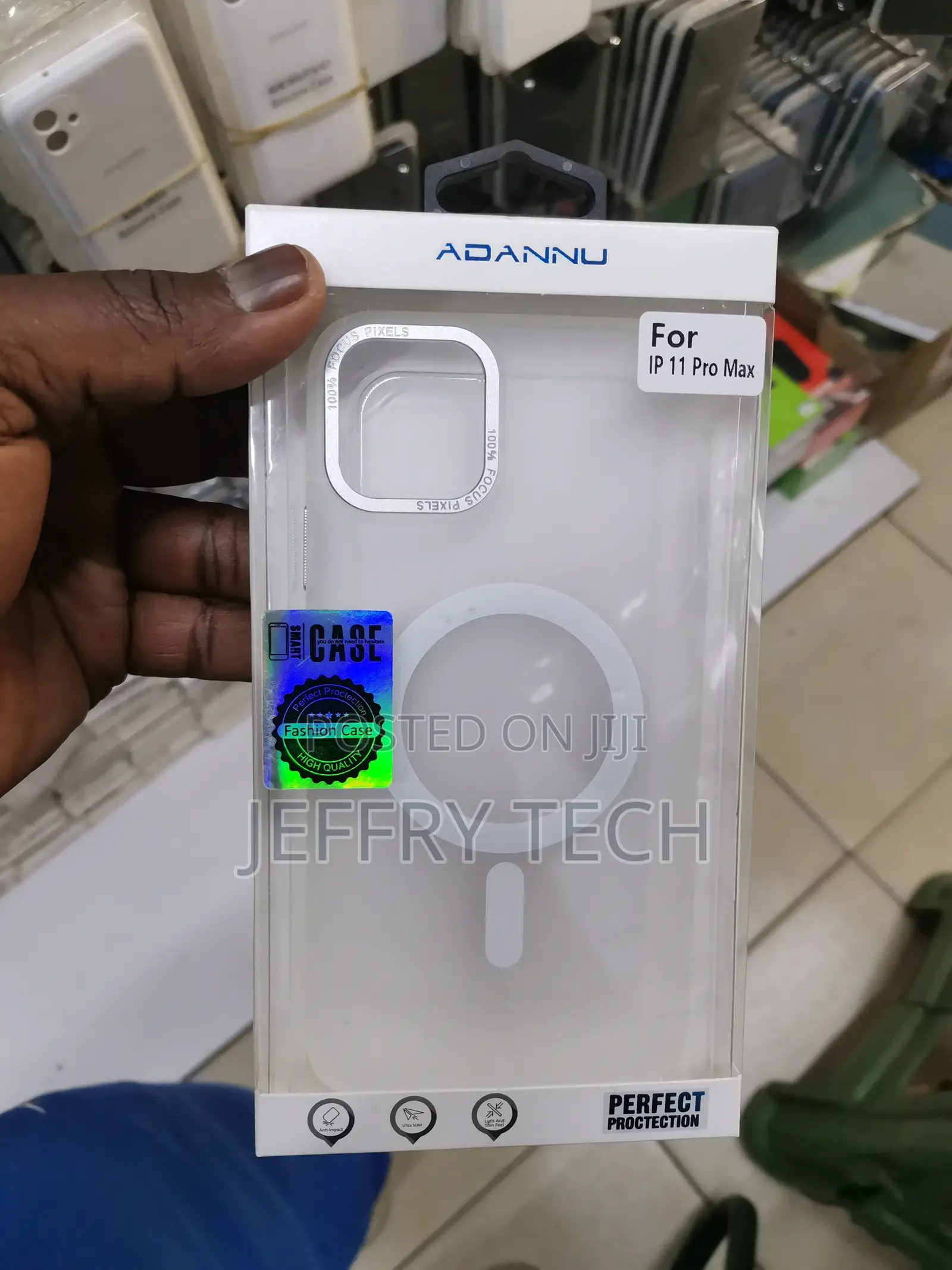 White iPhone 12 Pro Max Case, Compatible With Magsafe