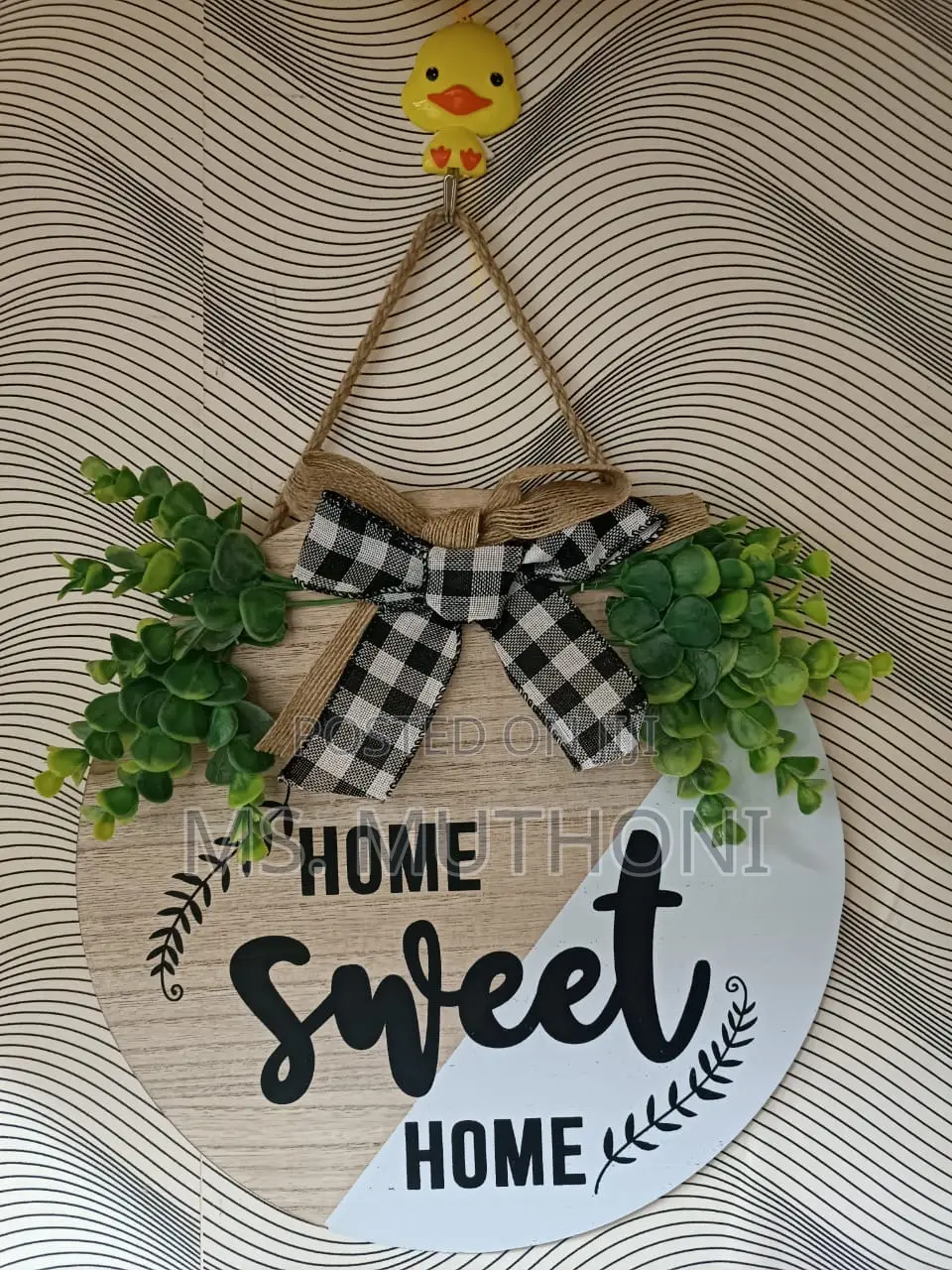 Round Wooden Wall Hangings 30 Cm Diameter