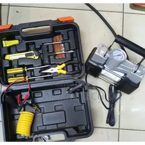 Double Cylinder Car Air Compressor /With Tire Kit Repair
