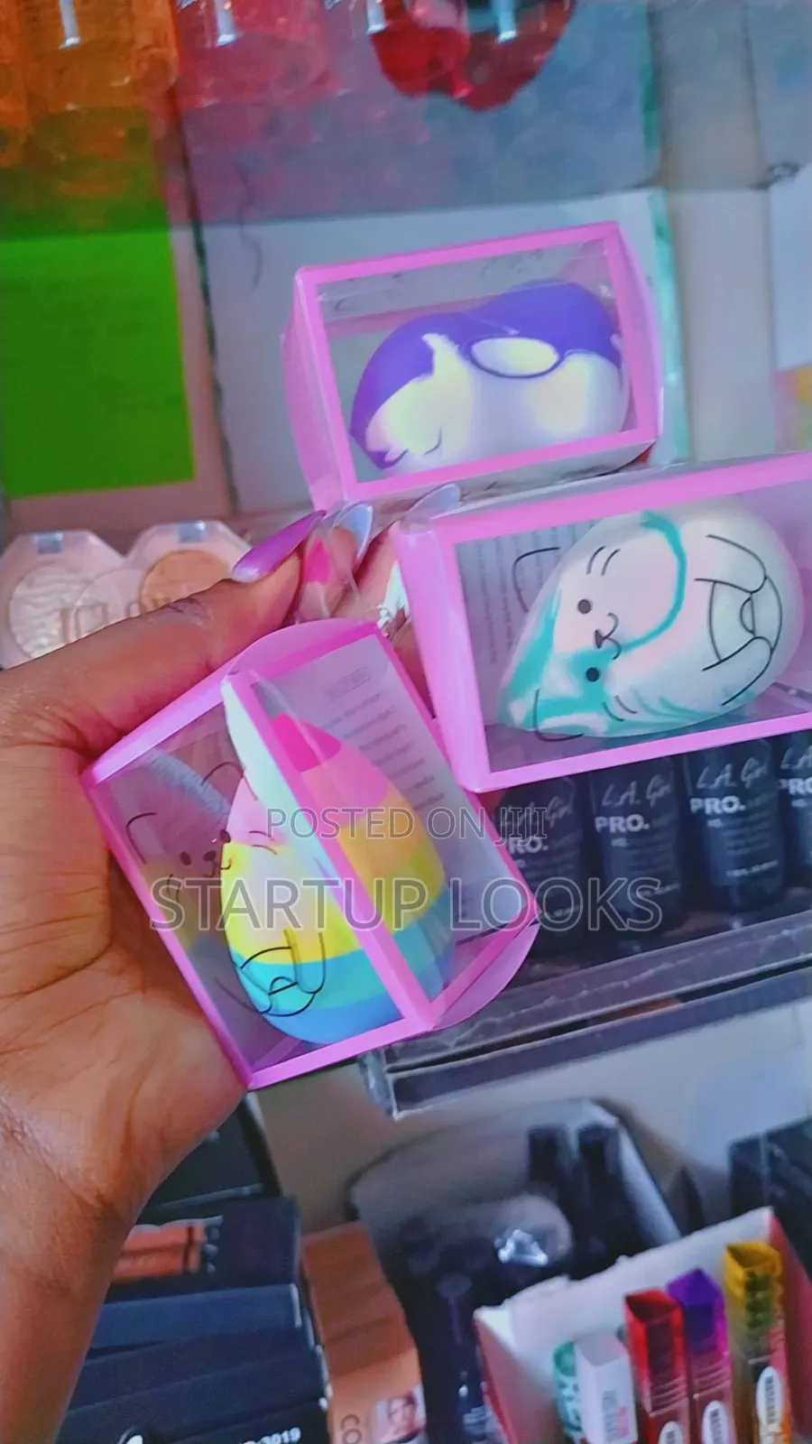 Contour Palette + Eyelashes Glue ,Mink Eyelashes,Powderbrush