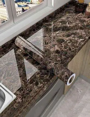 Dark Brown Marble Wallpaper