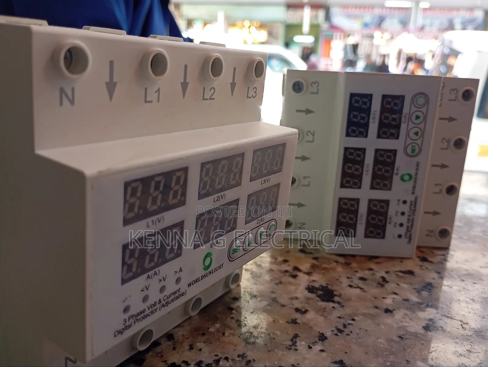 Three Phase Digital Voltage Protector 63A Avs