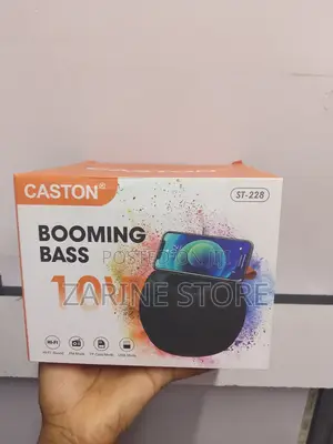Portable Loud Round Speaker, Easy Bluetooth Connectivity