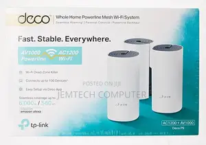 Tp-Link Deco P9 AC1200 + AV1000 Whole Home Hybrid Mesh Wifi