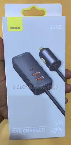 Baseus Car Fast Charger 120w 2c +2u