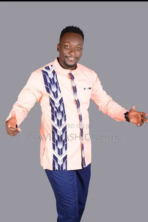 Peach Men Shirt And Trouser