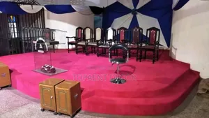 Vip Plain Red Church Pulpit Wall to Wall Carpets