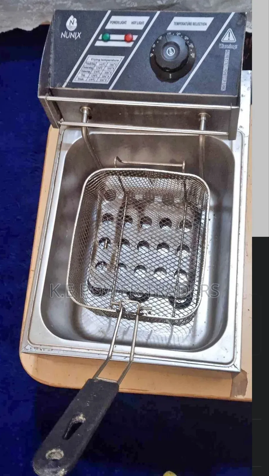 Adjustable Temperature Single Deep Fryer