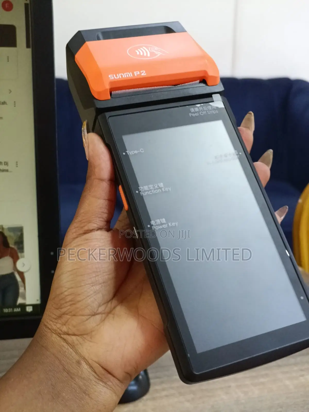 Customized Android 7 Sunmi P2 Android Pos
