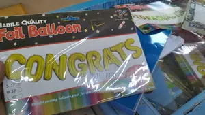 Gold Letter Congrats Banner