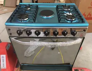 Eurochef 60*90cm 4gases+ 1 Electric Hotplate Standing Cooker