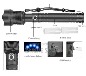 AB-702 Type C Rechargeable Torch Flashlight, Energy Saving