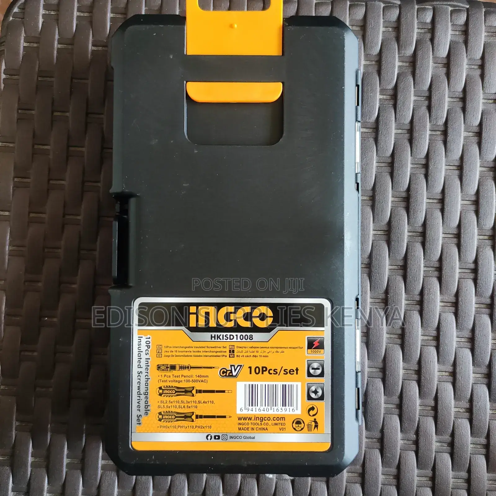 INGCO Insulated Screwdrivers Set 10pcs Interchangeable Set