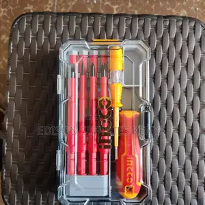 INGCO Insulated Screwdrivers Set 10pcs Interchangeable Set