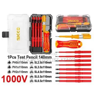 INGCO Insulated Screwdrivers Set 10pcs Interchangeable Set